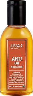 Jiva Ayurveda Anu Oil 60 ml | 100% Ayurvedic Formulation For Nasal Congestion | Controls Sinusitis, Allergic Rhinitis, Headache, Torticollis, and Migraine | Effective for Hair & Eye Issues (Pack Of 1)