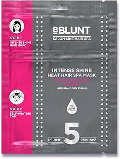 BBLUNT All Hair Unscented Intense Shine Heat Hair Spa Mask With Rice & Silk Protein For Salon-Like Hair Spa At Home - 70 G, 250 gram (Pack of 1)