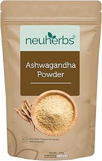 Neuherbs Ashwagandha Powder - 100 Gm | Ayurvedic Support for Stress Relief, Mental Calmness & Anxiety Issues | Support Strength & Energy | Certified