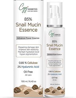 CGG Cosmetics 70% Snail Mucin Essence- 0.7% Cellulose, Oil Free, collagen booster, barrier repair for men & women- All Skin Types – 100ml (PACK OF 1)