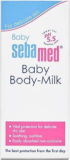 Baby Sebamed Body Milk Lotion|pH 5.5|Ideal for dry skin|Daily moisturisation|100 ml