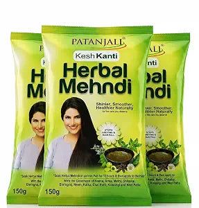 Patanjali Kesh Kanti Herbal Mehandi 150g - Pack of 3
