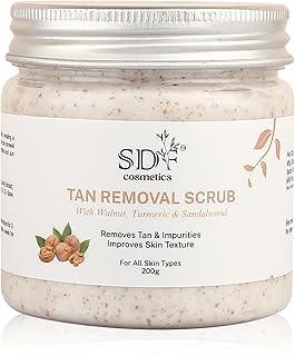 SDF COSMETICS De-Tan Scrub For Face & Body (200 GM) | Revitalizing Tan Removal || Cleanser,Dead Skin|| Blackhead Remover For Deep Exfoliation Scrub