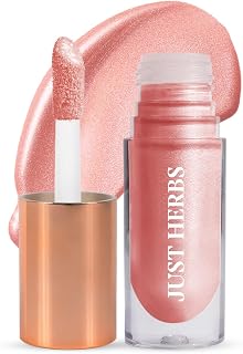 Just Herbs Glaze Rose Nectar Ultra Radiance | Ultra Shimmery Shine | Long Stay | Mess Free | Dewy Finish with Shea Butter