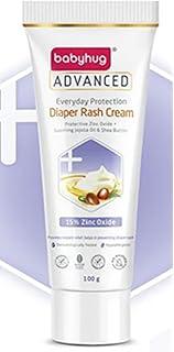 Babyhug Advanced Diaper Rash Cream, 100g, Zinc Oxide Protection, Paraben Free (Pack of 1, 100, gram)