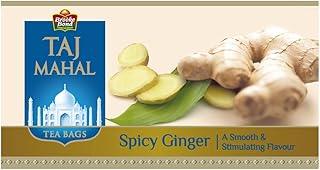 Taj Mahal Spicy Ginger Tea Bags, 25 Pieces - Ginger, 0.05 Kg