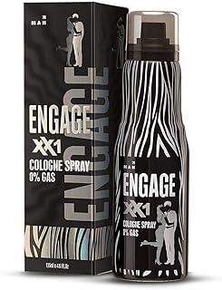 Engage XX1 Cologne No Gas Perfume for Men, Citrus and Spicy Fragrance Scent, Skin Friendly Perfume for Men Long Lasting Smell, 135ml
