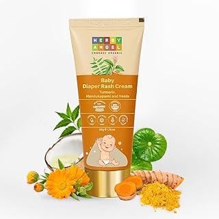Herby Angel Baby Diaper Rash Cream - Natural Ingredients for Soothing & Protecting Baby's Skin | Kids Skin Care & Anti-Chafing Cream - 50 gm