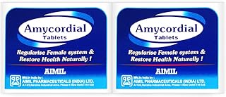 AIMIL Amycordial Tablets - 30 Tablets - (Pack of 2) | Female Health Restorative | Contains Shatavari, Amla, Guduchi, Methi and more