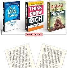 Think & Grow Rich, The Richest Man in Babylon and As A Man Thinketh : Classic English Novels, Confidence building book, Educational book for kids | Pack of 3 Novels