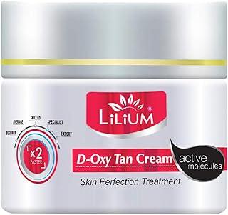 Lilium D Oxy Tan Cream 40g | Removes De Tans & Heals Sun Burn With Kojic & Milk | Even Skin tone & Reduce Dark Spots | Dermatologically Tested & Paraben Free | 100% Vegan | All Skin Types
