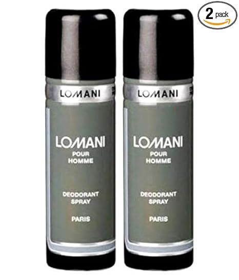 Lomani Paris Deodorant Fresh Spray For Mens ,200Ml (Combo Of 2), 2 Count