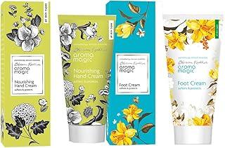 Aroma Magic Combo | Nourishing Hand Cream + Foot Cream | For Softening | 50gm Each | All Skin Type | Pack Of 2