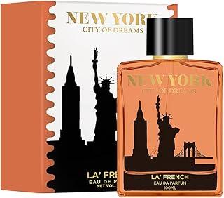 La French New York Eau de Parfum - 100ml Unisex Perfume for Men and Women | Intense Long Lasting Perfume | Fresh, Spicy Aqua Notes | Premium Fragrance Scent EDP | Best Gift Perfume for Man and Woman.