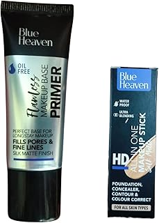 Blue Heaven Studio Primer and Xpression Makeup Stick, Natural Glow