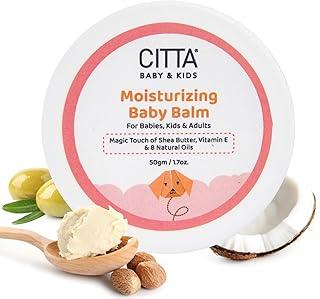 CITTA Moisturizing Baby Balm for Face and Body For Babies, Kids and Adults With 8 Natural Oils | Shea Butter & Vitamin E | Travel Friendly Pack (50 g - Pack of 1)
