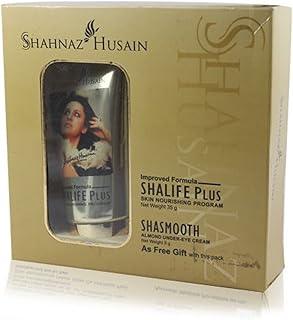 Shahnaz Husain Shalife Plus Skin Nourishing Program, 60 g with Free Shasmooth Almond Eye Cream, 10 g