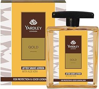 Yardley London Gold After Shave Lotion with Aloe Vera, 100ml