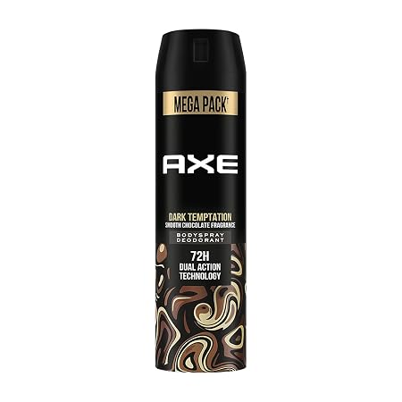 Axe Dark Temptation Long Lasting Deodorant Bodyspray for Men 215 ml