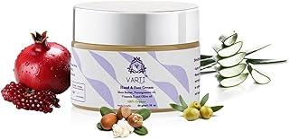 Varti Organic Hand & Foot Cream 50Gm, Winter Care Cream, Crack Care Cream, Shea Butter, Alorvera, Pomegranate & Olive Oil, Vitamin E Oil, Revitalizing Cream