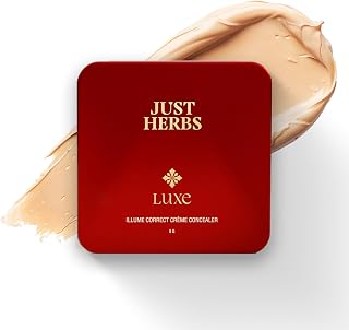 Just Herbs Luxe Illume Correct Créme Concealer | Luxury Makeup | Ayurvedic Skin-Loving Formula | High Coverage