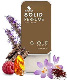 MASHURFAB G-OUD Solid Perfume Unisex Wax-Based Cologne | Alcohol-Free, Long-Lasting Scent | Compact Balm for Daily Use & Travel