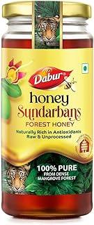 Dabur Honey Sundarbans - 500g | Wild Forest Honey | 100% Pure | Raw & Unprocessed | Naturally Rich in Antioxidants | Helps Boost Immunity | Aids in Digestion | Flavour from Mangrove Based Nectar