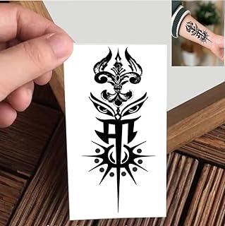 VANVATI Durga Maa With Trishul Temporary Tattoo Sticker For Male And Female Tattoo Sticker