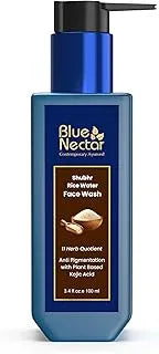 Blue Nectar 2% Kojic Acid Face Wash for Pigmentation | Gentle Cleanser for Face for Oily, Dry & Sensitive Skin | Natural Face Wash for Women & Men (11 Herbs, 100ml)