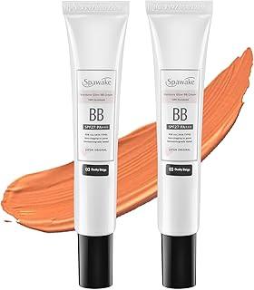 Spawake Moisture Glow BB Cream 03 Dusky Beige – Natural looking Coverage, 10-Hour Hydration, SPF27/PA+++, Blue Light Protection, J-Beauty Formula for All Skin Types, Pack of 2, 60g