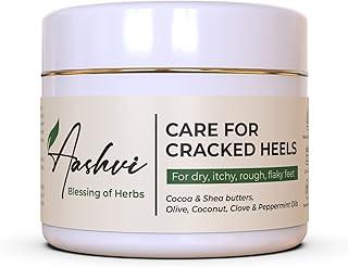 Aashvi Herbs - Care For Cracked Heels - Cream For Dry, Itchy & Rough Flaky Feet - 40 Gms