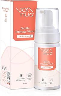 Nua Gentle Intimate Wash | 100 ml | Enriched with Aloe Vera and Lactic Acid | Prevents Itchiness, Irritation and Soothes Intimate Skin