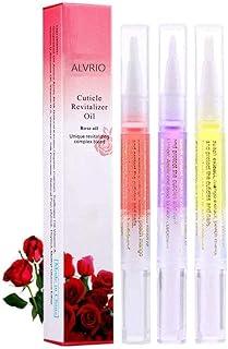 ALVRIO Cuticle Oil Pens Cuticle Revitalizer Oil Pen Set Kit Nail Art Gel Polish Nutrition Oil Pen Manicure Pedicure Tool Tips Pack of 3