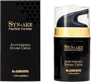 Dr. Libeaute Syn-ake Anti-Wrinkle Face Cream for Men & Women- 50 ml, 1.76 fl oz- Korean Skincare- Boost Collagen, Anti Aging, Reduces Fine Lines, Spots with Synake Peptide, Gotu Kola, Hot Spring Water