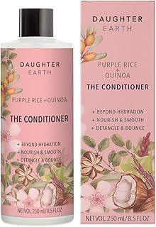 DAUGHTER EARTH The Conditioner With Purple Rice & Quinoa For Dry Color Treated Hair | Daily Moisturizing Conditioner | Vegan Silicone Free Herbal & Natural For All Hair Types | 250 ml