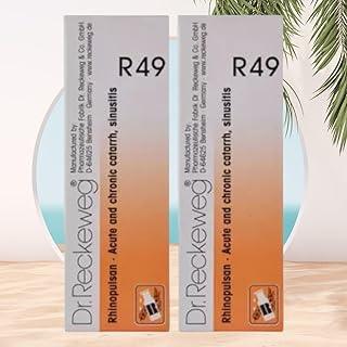 Dr Reckeweg R49 Homeopathic Medicine Rhinopulsan - Homeopathic Medicine 22ml, Pack of 2