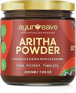 Double Filtered Aritha Powder for Face & Hair – 100g | 100% Natural Reetha Powder | Gentle Cleanser for Skin & Scalp | Ideal for Hair Wash, Face Packs & Herbal Care