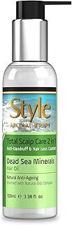Style Aromatherapy Professional Total Scalp Care Hair Oil | For Hair Loss Control, Hair Thinning & Anti Dandruff | Suitable for Hair Straightening & Smoothening | Sulfate Free, Paraben Free | With Amla, Gotu Kola, Chamomile | 100 ml