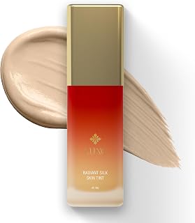 Just Herbs Luxe Radiant Silk Skin Tint | Luxury Makeup | Ayurvedic Skin-Loving Formula | Dewy Finish | Glow Boosting & Hyd Pack of 3