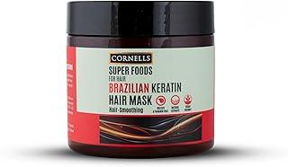 CORNELLS Super Food Brazilian Keratin Hair Mask for Hair Smoothing for Men & Women | Vegan & Cruelty-Free Superfoods for Hair | Paraben & Sulfate Free - 475ml