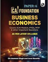 PW CA Foundation Paper 4 Business Economics By CA Jasmeet Singh & Love Kaushik
