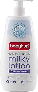 Babyhug Milk Protein Formula Daily Moisturising Milky Lotion Mild & Gentle Formula For Newborn Baby - 400 ml