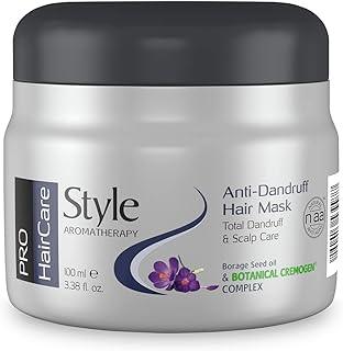 Style Aromatherapy Professional Anti Dandruff Treatment Hair Mask | Fights Flaky, Itchy & Sensitive Scalp | Total Scalp Care for Men & Women | Sulfate-Free, Paraben-Free | Dead Sea Minerals, Herbal Extracts | 100 ML
