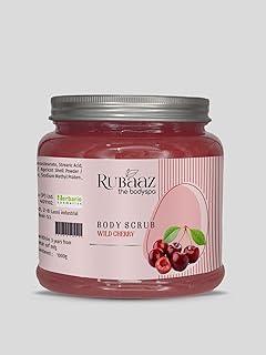 Rubaaz Wild Cherry Body Massage Scrub, 1kg, All Skin Types
