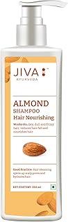Jiva Almond Shampoo - 200 ml - Pack of 1 - For All Hair Types, Nourishes Your Hair Roots