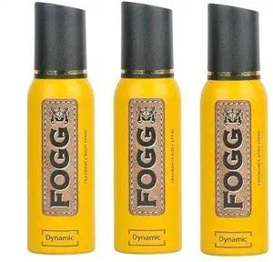 FOGG Dynamic Body Spray Deodorant Spray - For Men & Women (360 ml, Pack of 3)