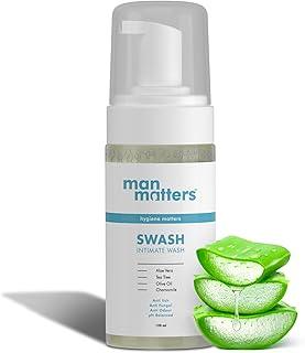 Man Matters Intimate Wash with Aloe Vera, Tea Tree for Men Anti Bacterial, Anti Itch, Anti Odour | Better Private Parts Hygiene| pH Balanced Intimate |120 ml