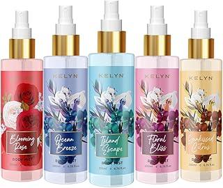 KELYN Body Mist Perfume 200ML Long Lasting Scent Spray Gift For Women 1000ml Pack Of 5