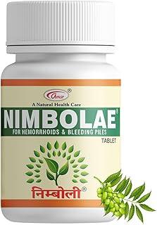 Amar Pharmaceuticals piles relief medicine tablet, 120 count | Nimbolae ayurvedic piles care | Fast Relieve In Constipation Pain, Bleeding, Burning | Hemorrhoid Support, Bavasir, Fissure, Fistula