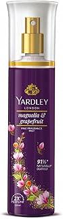 Yardley London Magnolia & Grapefruit Fine Fragrance Mist Spray| 2X Perfume Spray For Women| 91% Naturally Derived| 135ml